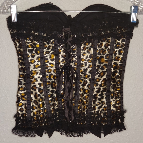 Leopard Print Corset - Picture 2 of 5